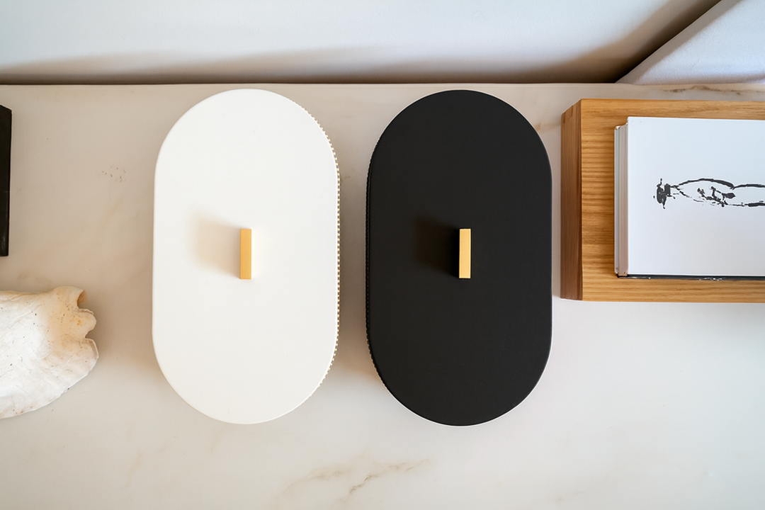 Ava Mirror Jewelry Box - Noir