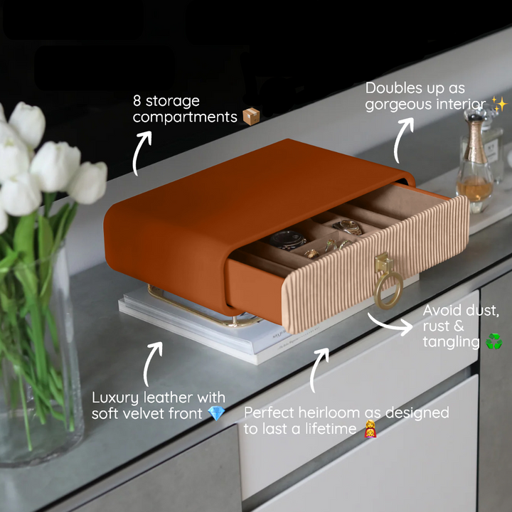 Sofia Jewelry Box - Cappuccino