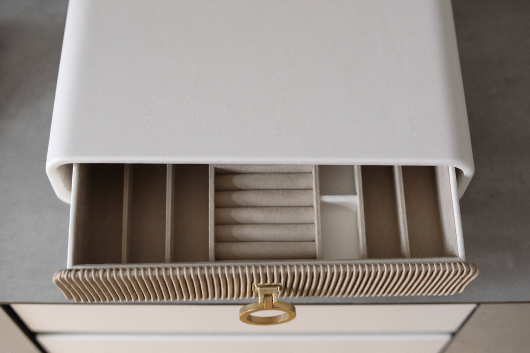 Sofia Jewelry Box - Cream