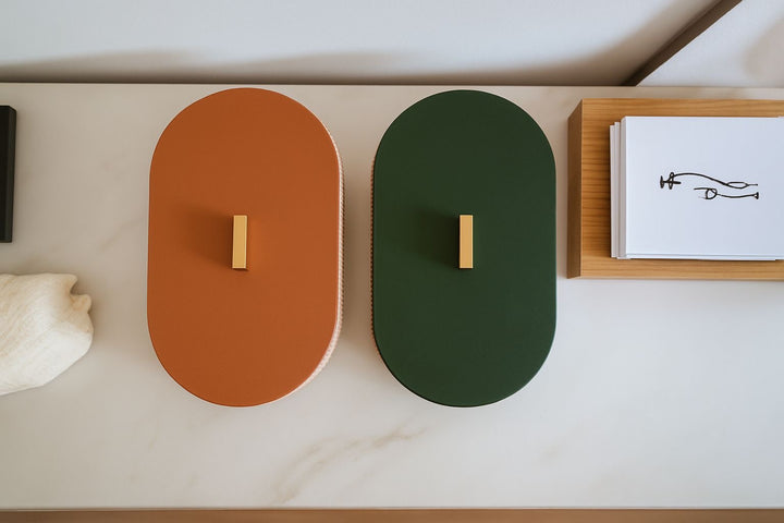 Ava Mirror Jewelry Box - Cappuccino